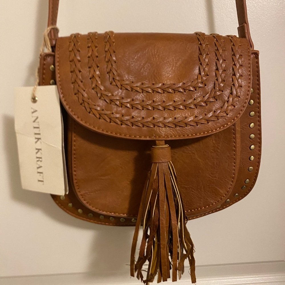 Antik Kraft Boho Brown Crossbody